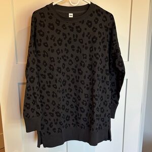 Old Navy Charcoal Animal Print Sweatshirt